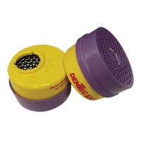 Cartouche pour respirateur, Combinaison cartouche et filtre contre les particules pour gaz/vapeurs, Gaz acide/Vapeur organique/Filtre P100 Equipex