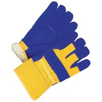 Gants d'ajusteur pour femmes, Dames, Paume en Cuir fleur de vache, Doublure en Coton Equipex