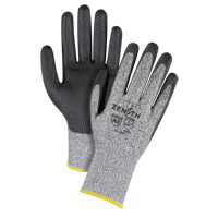 Gants &eacute;lastiques sans coutures r&eacute;sistants &agrave; la coupe, Taille Grand/9, Calibre 13, Rev&ecirc;tement Polyur&eacute;thane, Enveloppe en PEHP, ANSI/ISEA 105 niveau 2/EN 388 niveau 3 Equipex