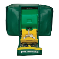 Tempered Portable Eyewash, Gravity-Fed, 9 gal. Capacity, Meets ANSI Z358.1 Equipex