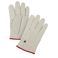 Gants de cordeur doubl&eacute;s pour l'hiver de premi&egrave;re qualit&eacute;, Petit, Paume Cuir fleur de vache, Doubleure Molleton Equipex