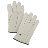 Premium Ropers Gloves, Medium, Grain Cowhide Palm Equipex
