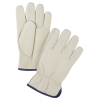 Gants de conducteur doubl&eacute;s pour l'hiver de premi&egrave;re qualit&eacute;, T-Grand, Paume en Cuir fleur de vache, Molleton Equipex