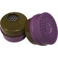 Cartouche pour respirateur, Cartouche gaz/vapeur, Gaz multiples/Vapeur organique/Filtre P100 Equipex