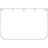 Visi&egrave;re d&eacute;coup&eacute;e &agrave; l'emporte-pi&egrave;ce Dynamic, PETG, Teinte Transparent Equipex