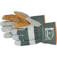 Endura&reg; Double-Palm Fitters Gloves, One Size, Split Cowhide Palm Equipex