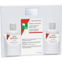 Dynamic Eyewash Station with Isotonic Solution, Double Equipex