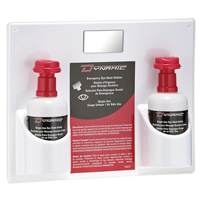 Dynamic Single-Use Eyewash Station with Isotonic Solution, Double Equipex