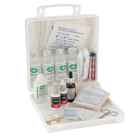 Trousse de premiers soins des brûlures pour soudeurs Dynamic, Dispositif m&eacute;dical Classe 1, Boîte en plastique Equipex