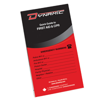 Dynamic First Aid Pocket Guide Equipex