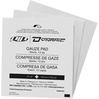 Gaze Dynamic, Tampon, 4" lo x 4" la, St&eacute;rile, Dispositif m&eacute;dical Classe 1 Equipex