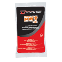 Dynamic Instant Compress, Hot, Single Use, 6" x 10" Equipex