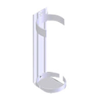Support en plastique pour v&eacute;hicule de solution Bio Med Wash Dynamic Equipex