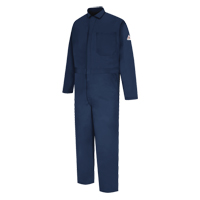 ISO 11611 Flame-Resistant Welding Coveralls, Size 48, Navy Blue Equipex