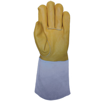 Gants de soudage &agrave; l'arc TIG, Cuir fleur de vache, Taille Taille unique Equipex