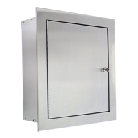 Recessed Stainless Steel Valve Cabinet Equipex