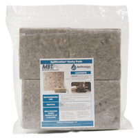 Tampons Husky Spilltration, Huile seulement, 16" x 16", 17,2 gal. d'absorption Equipex