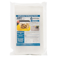 Chiffons pour l'huile Spilltration, Huile seulement, 16" x 10", 29 gal. d'absorption Equipex