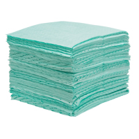 Premium Bonded Sorbent Pads, Hazmat, 15" x 18", 25 gal. Absorbancy Equipex