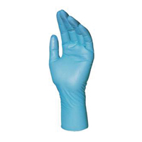 Gants jetables Solo Ultra 997, T-Grand, Nitrile, 4 mils, Sans poudre, Bleu Equipex