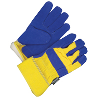 Gants d'ajusteur, Taille unique, Paume en Cuir fleur de vache, Doublure en Thinsulate Equipex