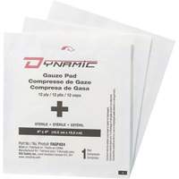 Gaze Dynamic, Tampon, 4" lo x 4" la, St&eacute;rile, Dispositif m&eacute;dical Classe 1 Equipex