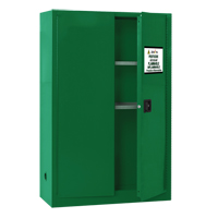 Armoire de rangement pour pesticides, 45 gal., 65" h x 43" l x 18" p Equipex