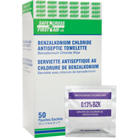 Lingettes antiseptiques au chlorure de benzalkonium, Serviette, Antiseptique Equipex