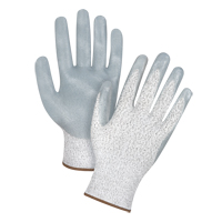 High-Performance Cut-Resistant Gloves, Size Large/9, 13 Gauge, Nitrile Coated, HPPE Shell, ANSI/ISEA 105 Level 4/EN 388 Level 5 Equipex