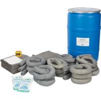 Spill Kit, Universal, Drum, 55 US gal. Absorbancy Equipex