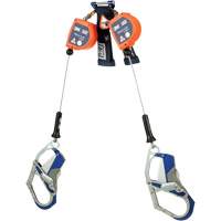 Nano-Lok Edge Self-Retracting Lifeline, 7', Stainless Steel, Swivel Equipex