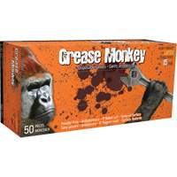 Gants Grease Monkey, Moyen, Latex, 15 mils, Sans poudre, Bleu Equipex