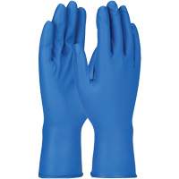 Gants Grippaz, Petit, Nitrile, 8 mils, Sans poudre, Bleu Equipex