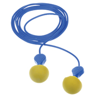 Bouchons d'oreilles d&eacute;tectables E-A-Rsoft Express Pod, Avec cordon, R&eacute;gulier, Vrac - Sachet coussin, NRR dB 23 Equipex