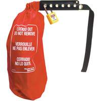 Sac de cadenassage &eacute;lectrique pour prise surdimensionn&eacute;e & contr&ocirc;le de palan, Type Prise Equipex