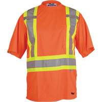 T-shirt de s&eacute;curit&eacute; Viking, Polyester, Petit, Orange haute visibilit&eacute; Equipex