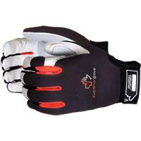 Clutch Gear&reg; Mechanic's Gloves, Grain Leather/Split Leather Palm, Size Small Equipex