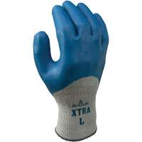 Gants enduits par trempage sans coutures ATLAS 305, 7/Petit, R&ecirc;vetement Latex de caoutchouc, Calibre 10, Enveloppe en Polyester/Coton Equipex