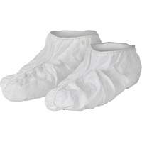 KleenGuard A40 Shoe Covers, One Size, Microporous, White Equipex