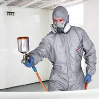 ProPlus Gard Protective Coveralls, Nylon, Medium, Grey Equipex