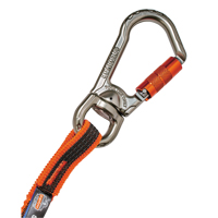 Squids&reg; 3109F(x) Double-Locking Tool Lanyard with Swivel, Bungee, Carabiner/Loop Equipex