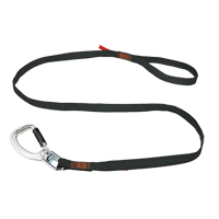 Squids&reg; 3129 Double-Locking Tool Lanyard with Swivel, Fixed Length, Carabiner/Loop Equipex