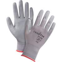 DMF-Free Coated Gloves, 9/Large, Polyurethane Coating, 15 Gauge, Nylon Shell Equipex