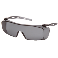 Lunettes de s&eacute;curit&eacute; Cappture OTG, Lentille Grise/fum&eacute;e, Antibu&eacute;e, ANSI Z87+/R&eacute;pond ou surpasse la norme CSA Z94.3 Equipex