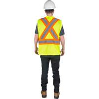 Veste de s&eacute;curit&eacute; pour la circulation, Jaune lime haute visibilit&eacute;, Moyen, Polyester Equipex