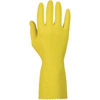 ChemStop Gloves, Size Small/7, 12" L, Latex, Flock-Lined Inner Lining, 12-mil Equipex