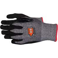 Gants en tricot de composite r&eacute;sistant aux coupures, Taille 6/T-petit, Calibre 13, Rev&ecirc;tement Mousse de nitrile, Enveloppe en Acier inoxydable/PEHP/TenActiv, ASTM ANSI niveau A7 Equipex