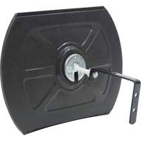 Miroir convexe rectangulaire/rond avec support, 12" h x 18" la, Int&eacute;rieur/Ext&eacute;rieur Equipex