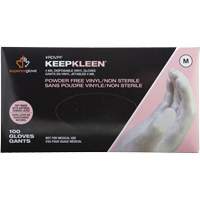 Gants jetables, Petit, Vinyle, 4 mils, Sans poudre, Blanc Equipex
