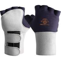 Gant antichocs avec support de poignet, Coton, Main Gauche, T-petit Equipex